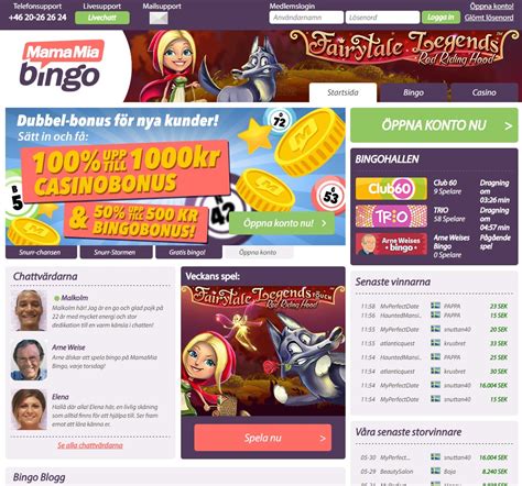 www.mamamiabingo.se|MamaMia Bingo och casino .